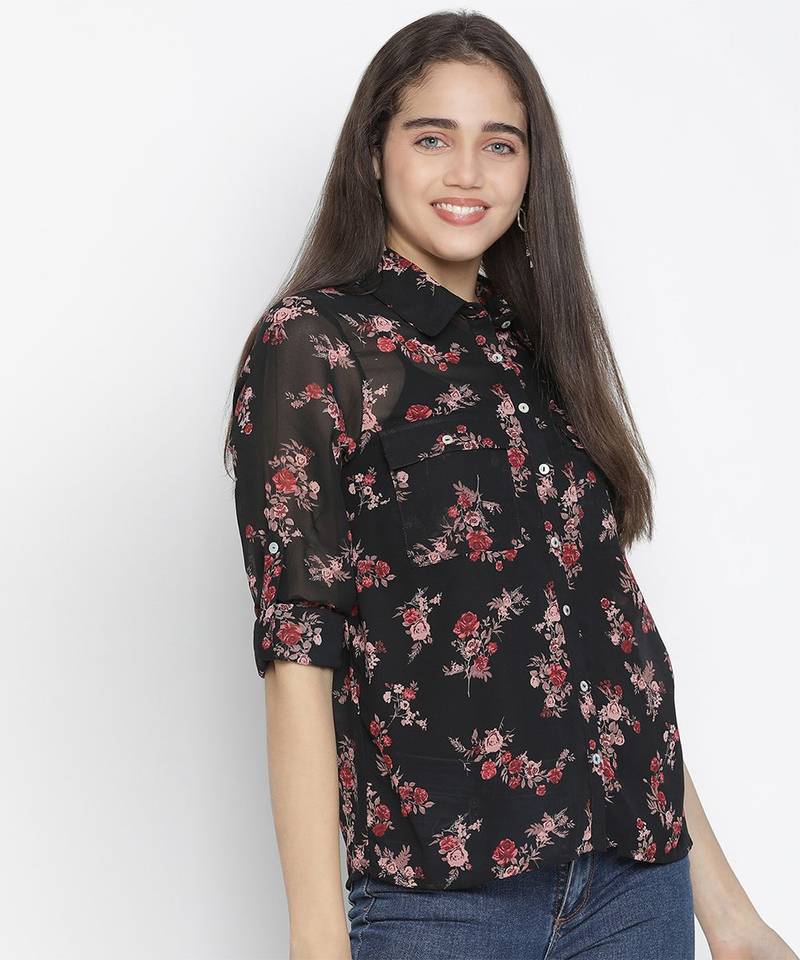 Kairos floral print elegant women Shirt
