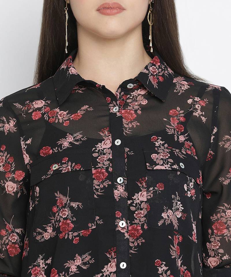 Kairos floral print elegant women Shirt
