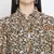 Sulit happy brown animal print women shirt
