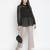 Embraced black sleek women Shirt