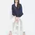 Bossy soild blue women top