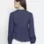 Bossy soild blue women top
