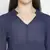 Bossy soild blue women top