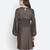 Rissser solid brown alluring women smocked dress