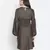 Rissser solid brown alluring women smocked dress