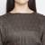 Rissser solid brown alluring women smocked dress