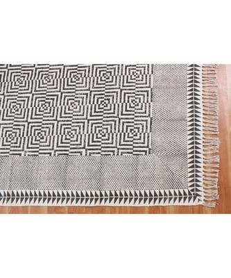 10x18 Ft Rug For Lounge Decor Handmade Cotton Dhurrie Area Rug Bohemian Kilims 5