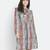 Fragrant stylish printed women ruffle dress