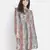Fragrant stylish printed women ruffle dress