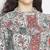 Fragrant stylish printed women ruffle dress