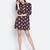 Swifty polka print cute women puff sleeve dress