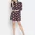 Swifty polka print cute women puff sleeve dress