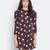 Swifty polka print cute women puff sleeve dress