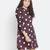 Swifty polka print cute women puff sleeve dress