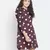 Swifty polka print cute women puff sleeve dress