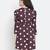 Swifty polka print cute women puff sleeve dress