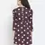 Swifty polka print cute women puff sleeve dress