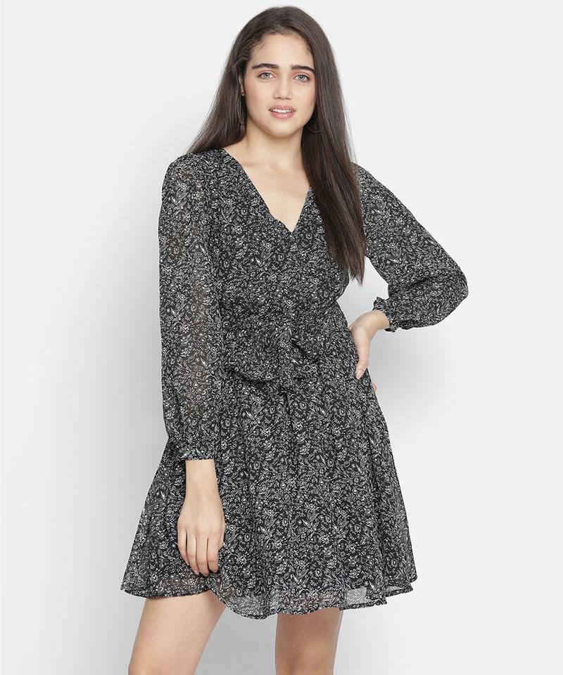 Greyntic hot black women tie knot  dress