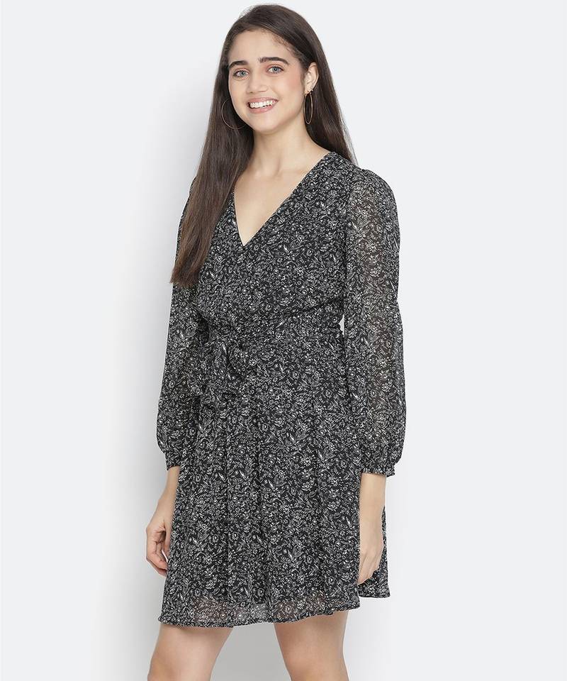 Greyntic hot black women tie knot  dress