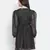 Astute solid black celeb- style women shimmer tie knot dress
