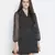 Rare solid black graceful wrap women dress