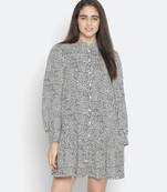 Ghee- whiz Printed charming button-down  women dress