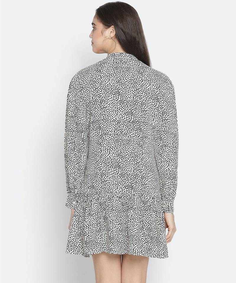 Ghee- whiz Printed charming button-down  women dress