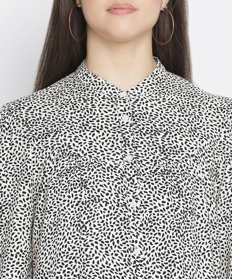 Ghee- whiz Printed charming button-down  women dress