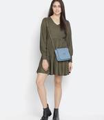 Mombo khaki colour starling women dress