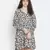 Scandlous animal print dazzling women dress