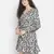 Scandlous animal print dazzling women dress