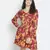 Winds of flower trendy women dress