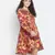 Winds of flower trendy women dress