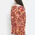 Winds of flower trendy women dress