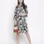 Aroma floral print maternity dress