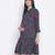 Lights of color floral print maternity dress