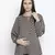 Linear line print maternity top