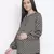 Linear line print maternity top