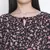 Treasure black floral print maternity top