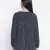 Merry black floral print maternity top