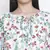 Ecstatic white floral print maternity top