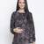 Jerry Black floral print maternity top