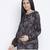 Jerry Black floral print maternity top