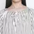 Stripes white color maternity top