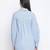 Glowing Blue materity shirt