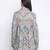 Silver Grey floral print maternity shirt