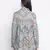 Silver Grey floral print maternity shirt
