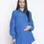 Cambridge blue maternity shirt