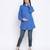 Cambridge blue maternity shirt