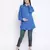 Cambridge blue maternity shirt